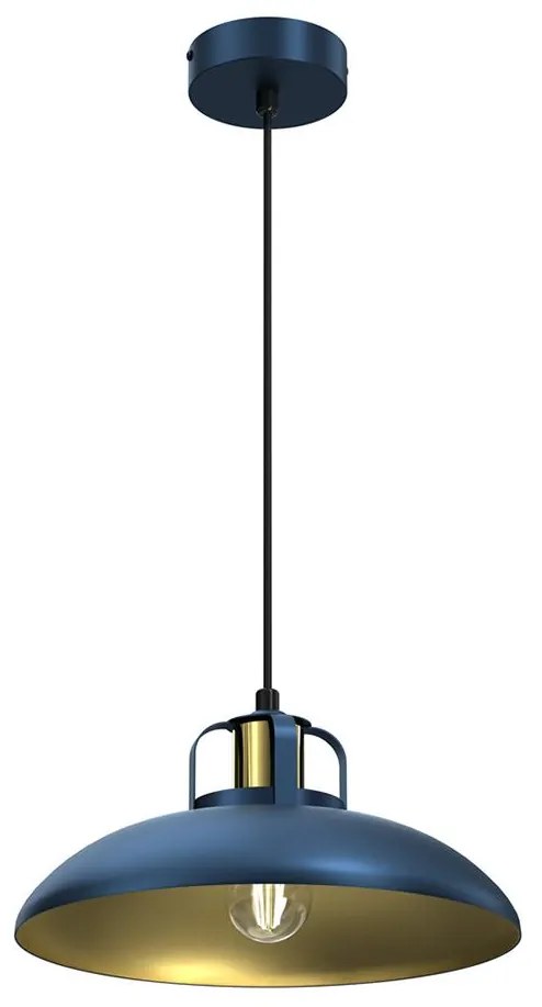 Csillár zsinóron FELIX 1xE27/60W/230V kék