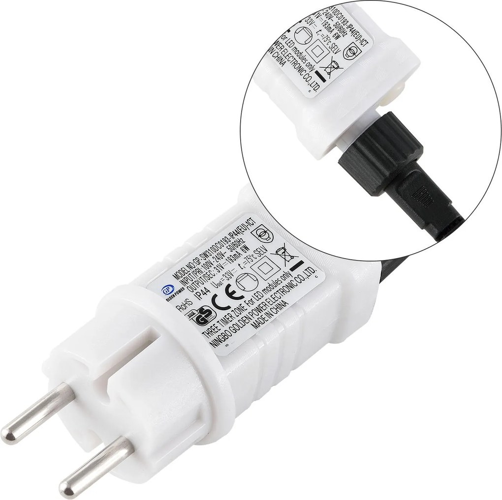 Világító fa – cseresznyevirág 200 cm, 220 fehér LED lámpával (meleg spektrum)