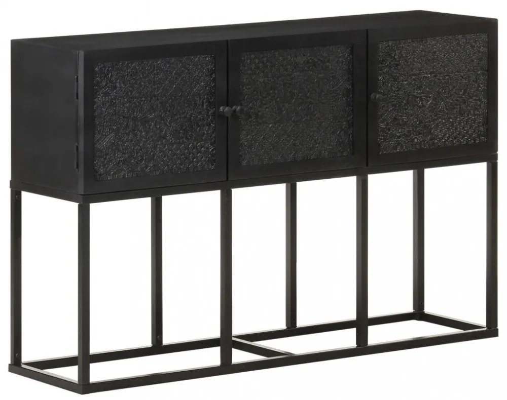 tömör mangófa tálalószekrény 115 x 30 x 76 cm