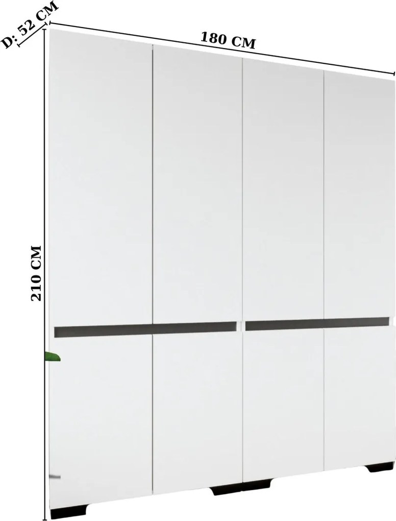 Floransa 180 - White, Anthracite