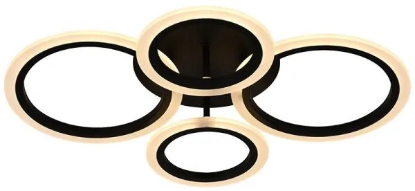 Brilagi - Fényerőszabályozható felületre szerelhető LED csillár ORBITS LED/50W/230V 3000-6500K + távirányító