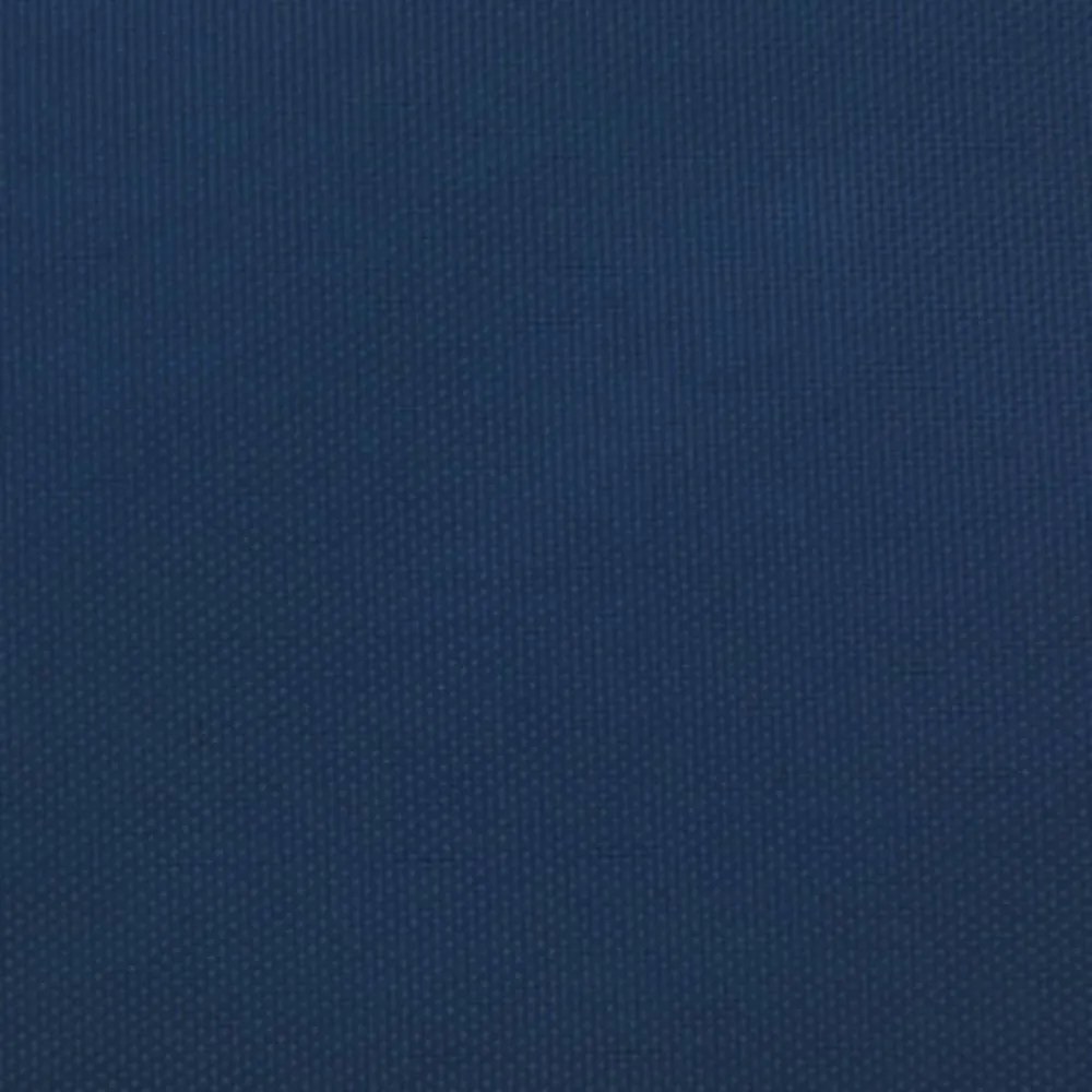 kék háromszögű oxford-szövet napvitorla 4,5x4,5x4,5 m