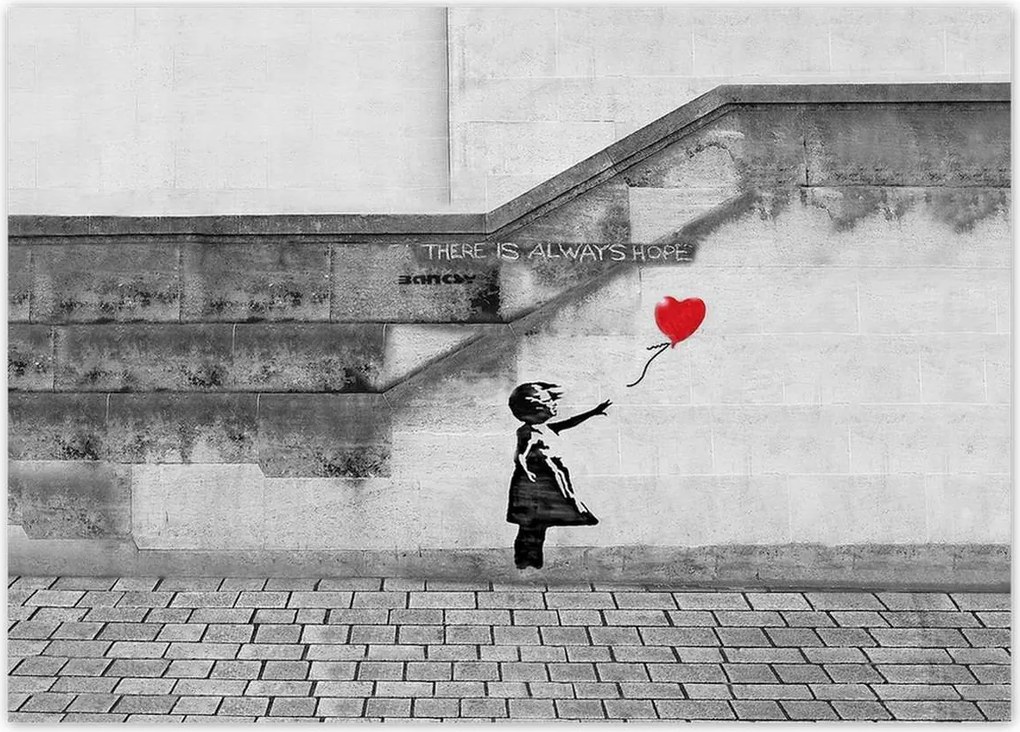 Poszterek 70x50 Banksy Lány Hope