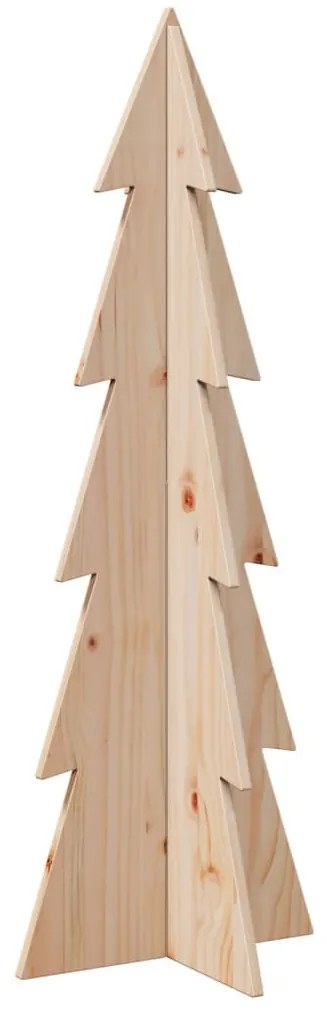 tömör fenyőfa karácsonyfa-dekoráció 112 cm