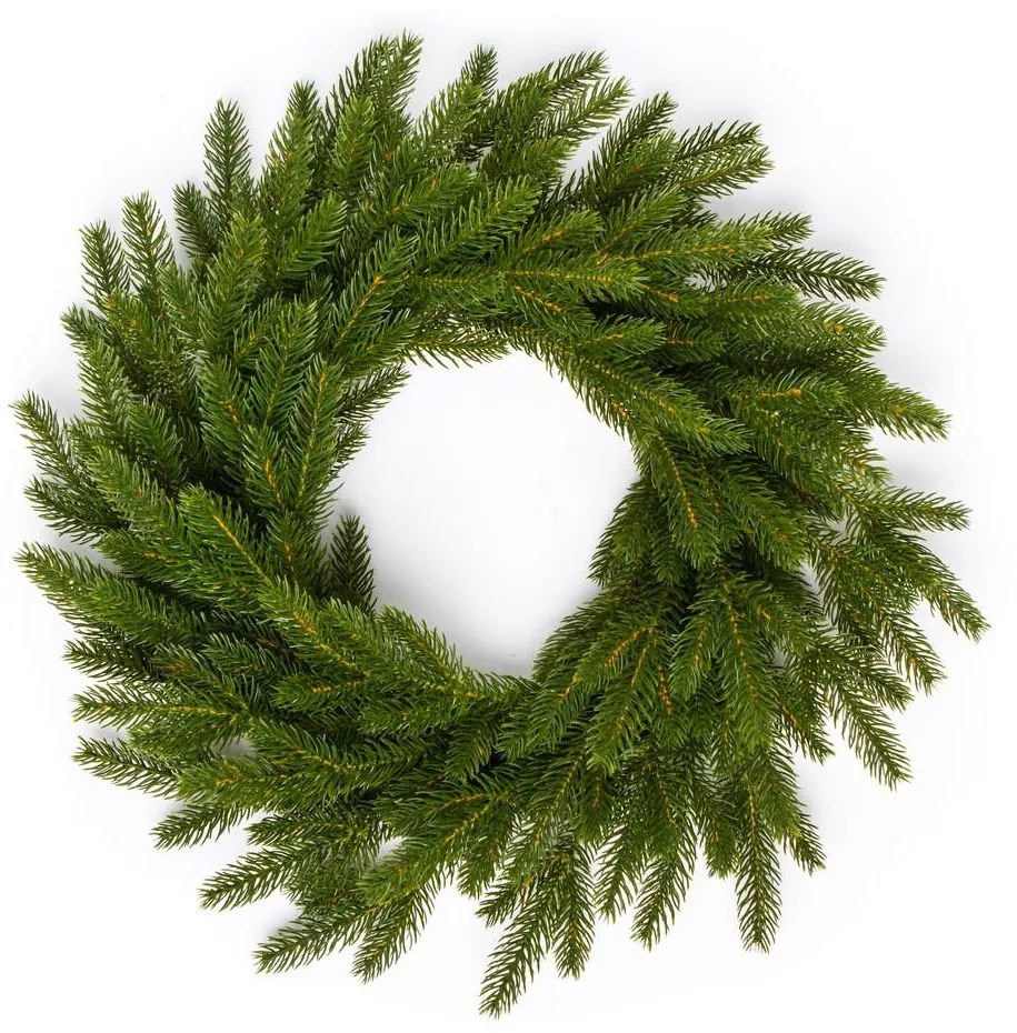 100% 3D Alpesi Lucfenyő Adventi Koszorú 50cm