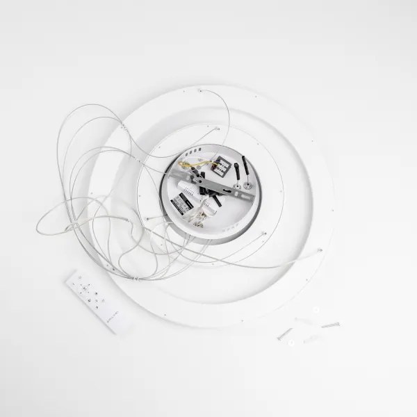 Brilagi - LED dimmelhető csillár kábellel FALCON SLIM LED/68W/230V Ø 50 cm fehér + távirányító