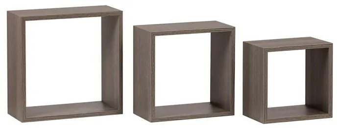 P-008 Lebegő polc Szett Sonoma Tölgy Színben