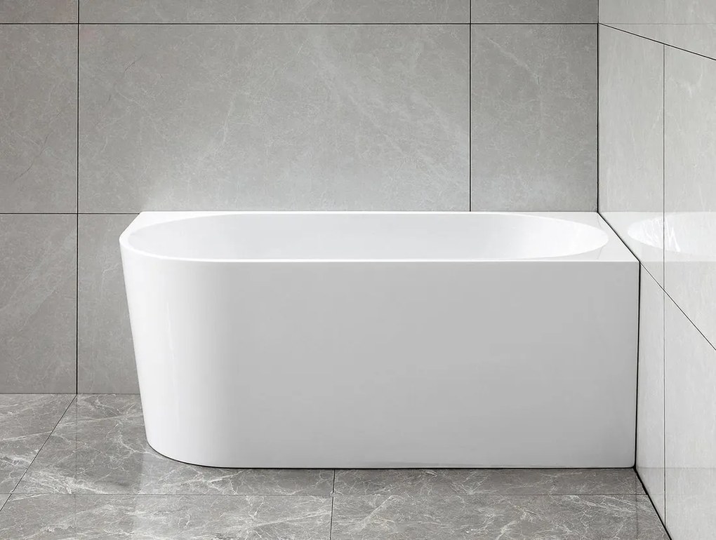 Aqualine, TIBERA R szabadon álló kád 140x70 cm, fehér, E1055