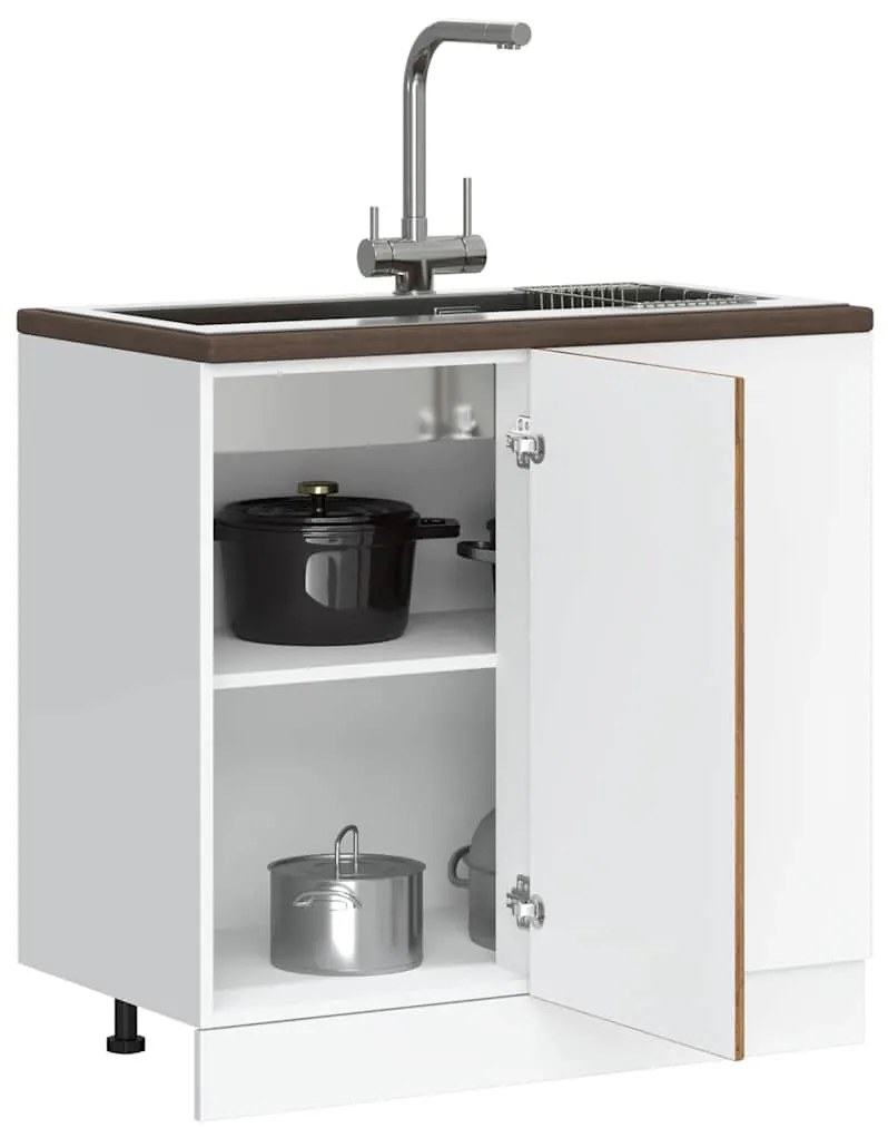 alsó konyhaszekrény Lucca régi fából fűrészáru műfa