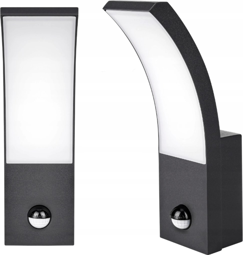 Kültéri Led fali lámpa 9W Mozgásérzékelő kerti homlokzati fali lámpa