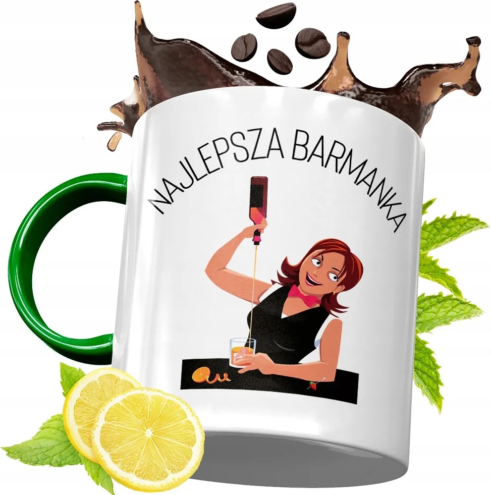 Zöld Bögre Csaposnak Születésnapi Ajándék Nyomtatott Fotóval