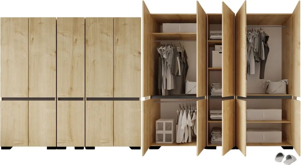 Floransa 225 - Sapphire Oak, Anthracite