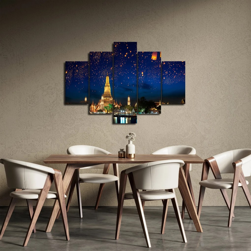 Kép - A boldogság lámpásai, Bangkok (150x105 cm)