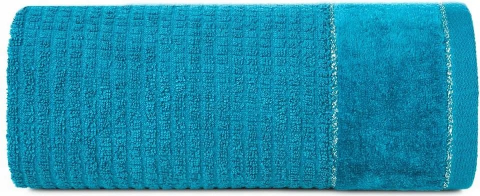 Törölköző Glory 2 70x140 türkiz sötét velúr