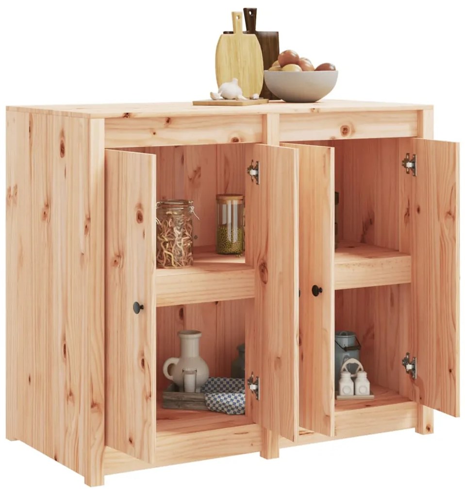vidaXL tömör fenyőfa kültéri konyhaszekrény