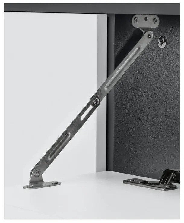 Fehér-antracitszürke fali mosdó alatti szekrény 80x53 cm Wisla – Støraa