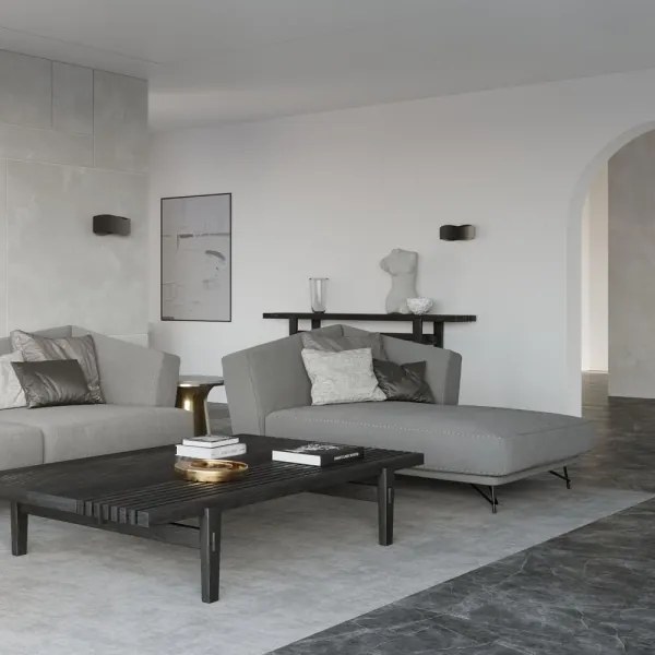 Sollux SL.1019 - Fali lámpa TILA 1xG9/40W/230V 30 cm fekete