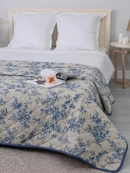 Lenvászon steppelt paplan ágytakaró Len (színek, méretek) Lengyel gyártás