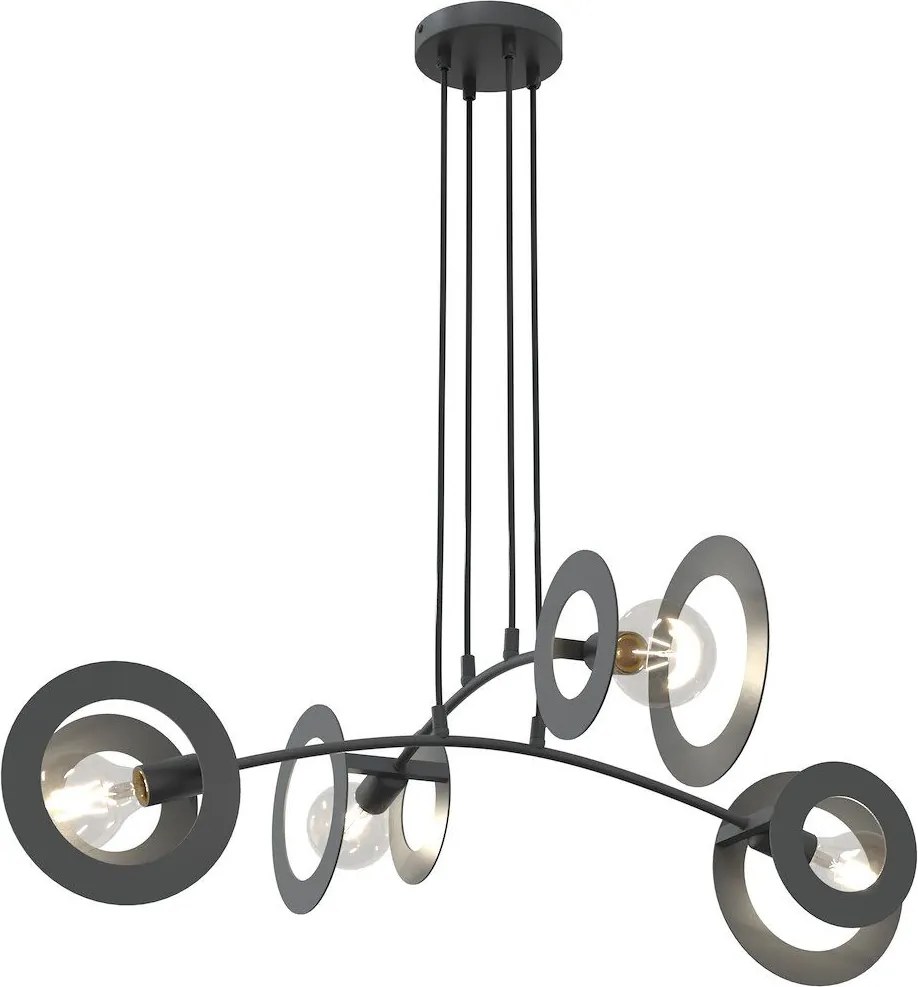 Emibig modern függeszték euforia fekete emi1413/4