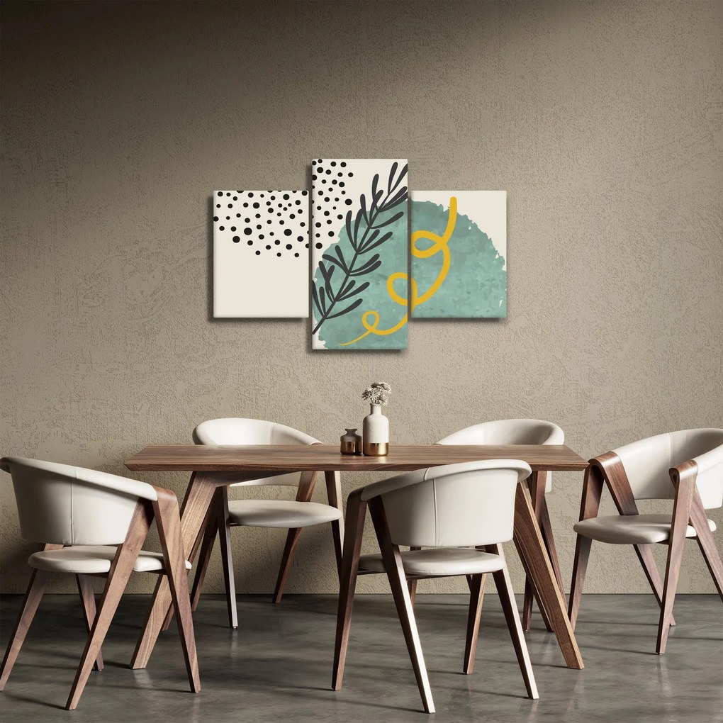Kép - Absztrakt lapok N⁰1 (90x60 cm)