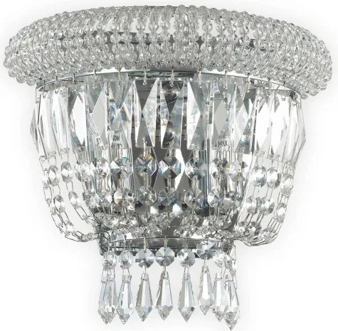 IDEAL LUX 207155 DUBAI Kristály Fali Lámpa E14 IP20