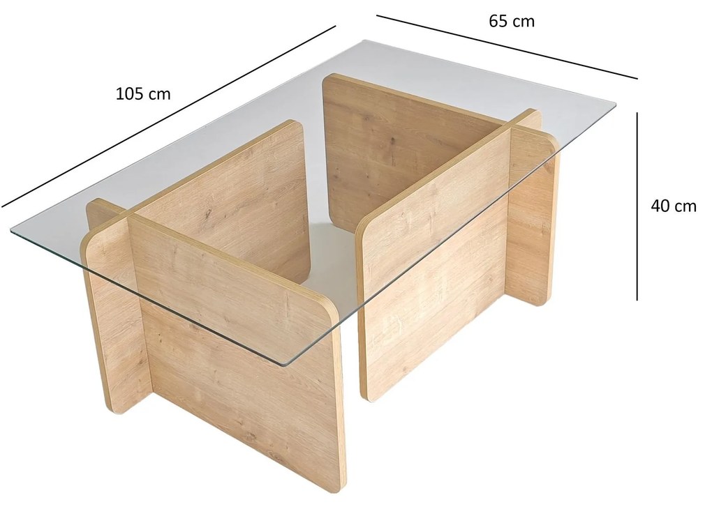 Dohányzóasztal Elizei 3 (travertin). 1089574