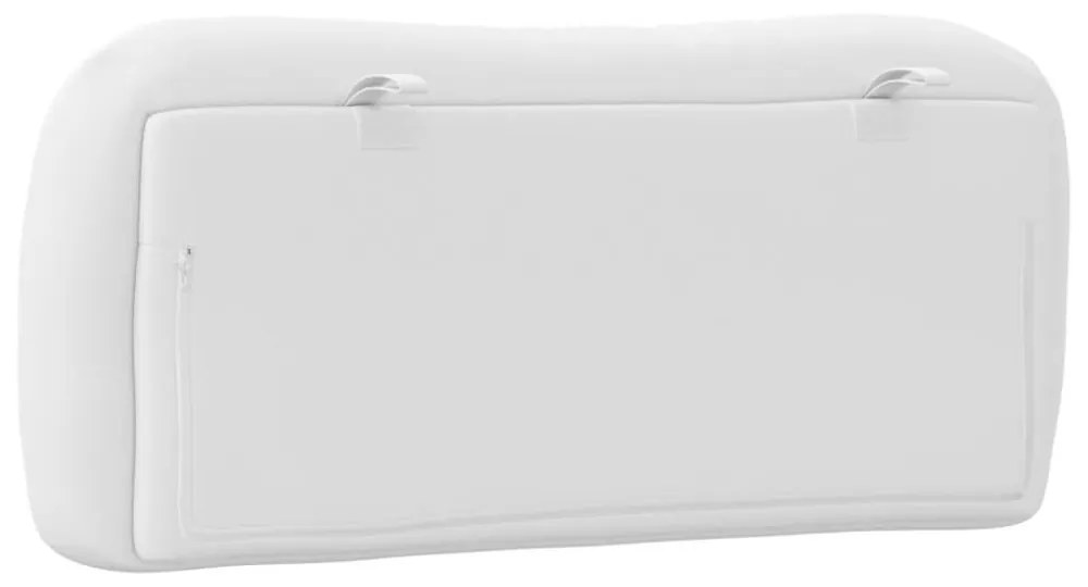 fehér műbőr fejtámla párna Hvar 80 cm