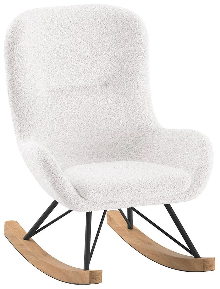 Fehér buklé gyerek hintaszék ROCKY – Vipack