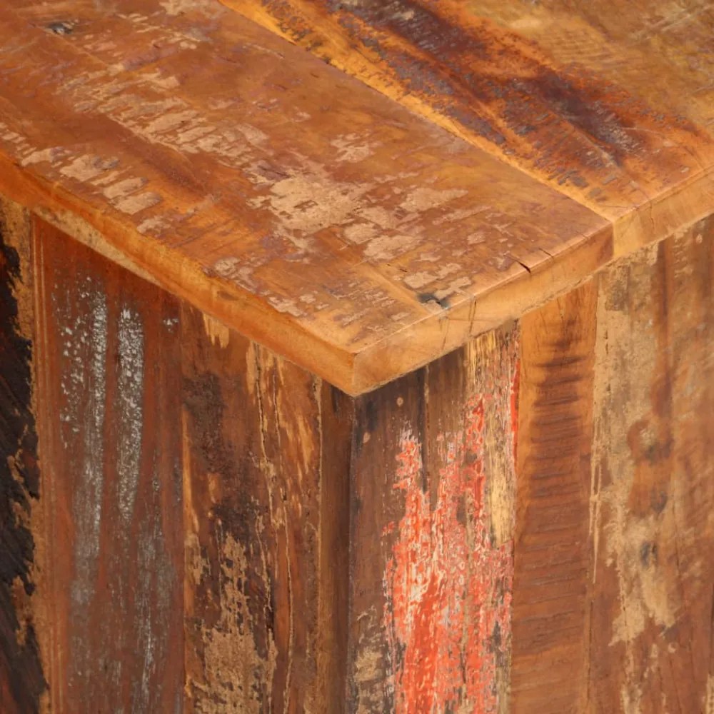tömör újrahasznosított fa TV-szekrény 110 x 30 x 40 cm