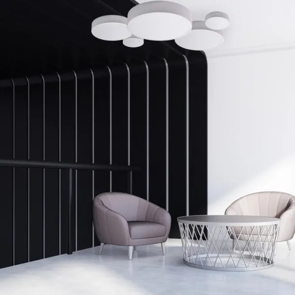 Brilagi - CLARE mennyezeti lámpa érzékelővel 1xE27/40W/230V, átmérő 20 cm, fehér