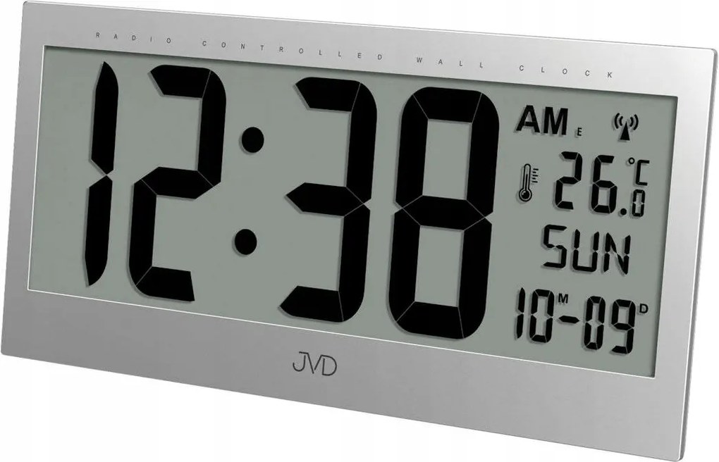 Nagy Jól Olvasható Óra Ébresztőóra RB9380 Hőmérő DCF77