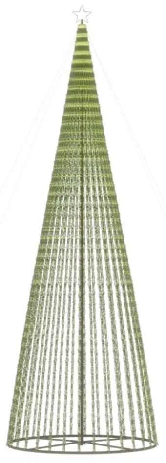 hideg fehér LED karácsonyfa 1544 LED 500 cm