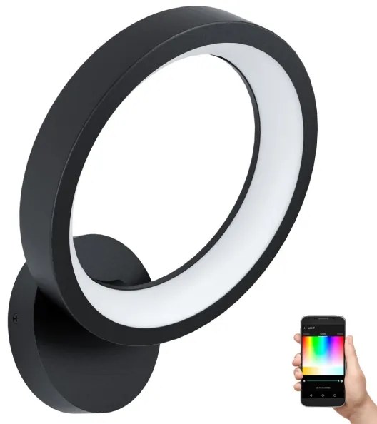 Eglo 99028 - MARGHERA-C LED RGB falikar, 16W, 230V, állítható fényerő