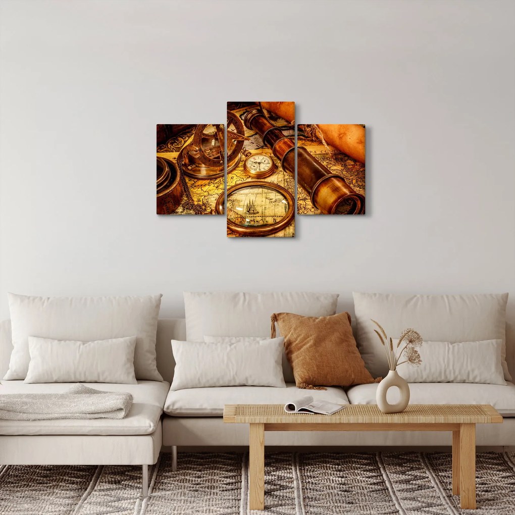 Kép - Tengerészek történelmi segédeszközei (90x60 cm)