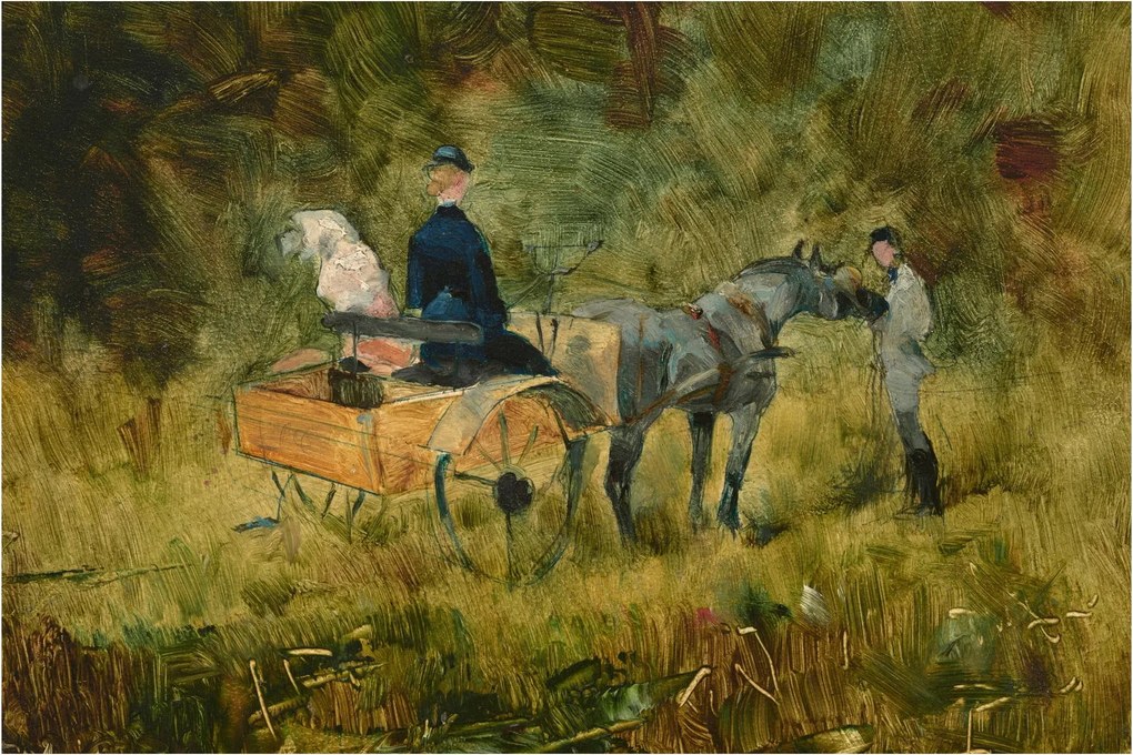 Kép - Henri de Toulouse-Lautrec, The Trap, reprodukciók (90x60 cm)