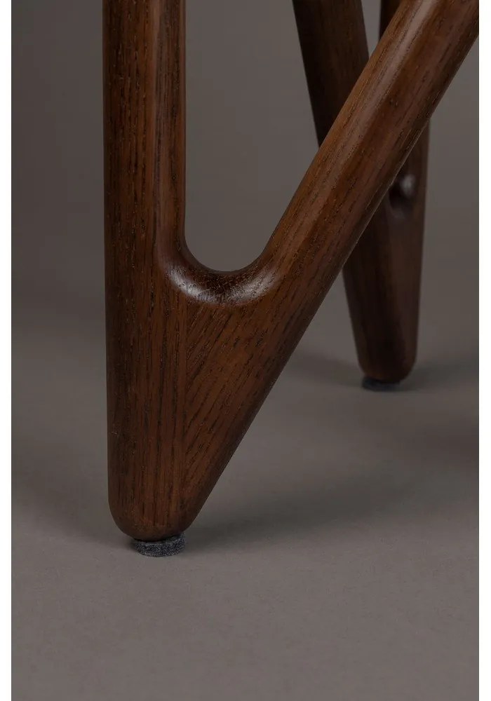 Kerek tárolóasztal üveg asztallappal ø 40 cm Naia – Dutchbone