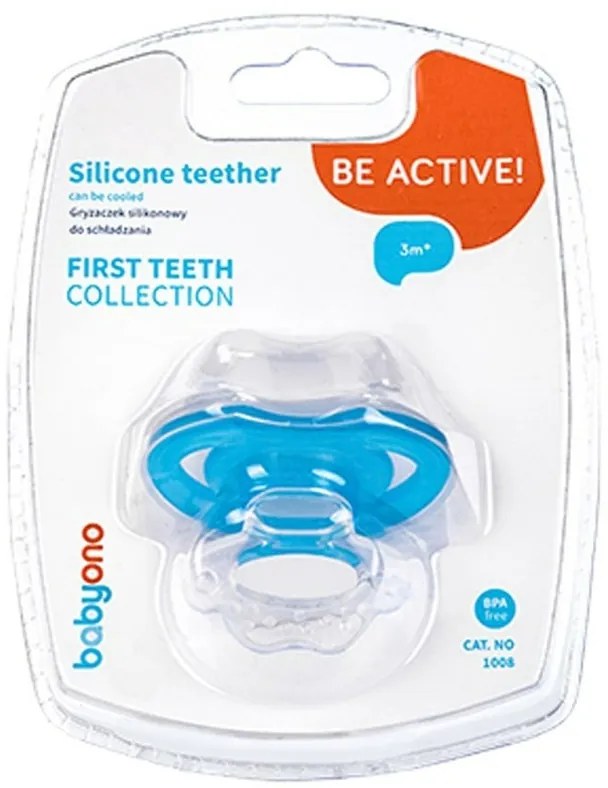 Baby Ono First Teeth rágóka, kék