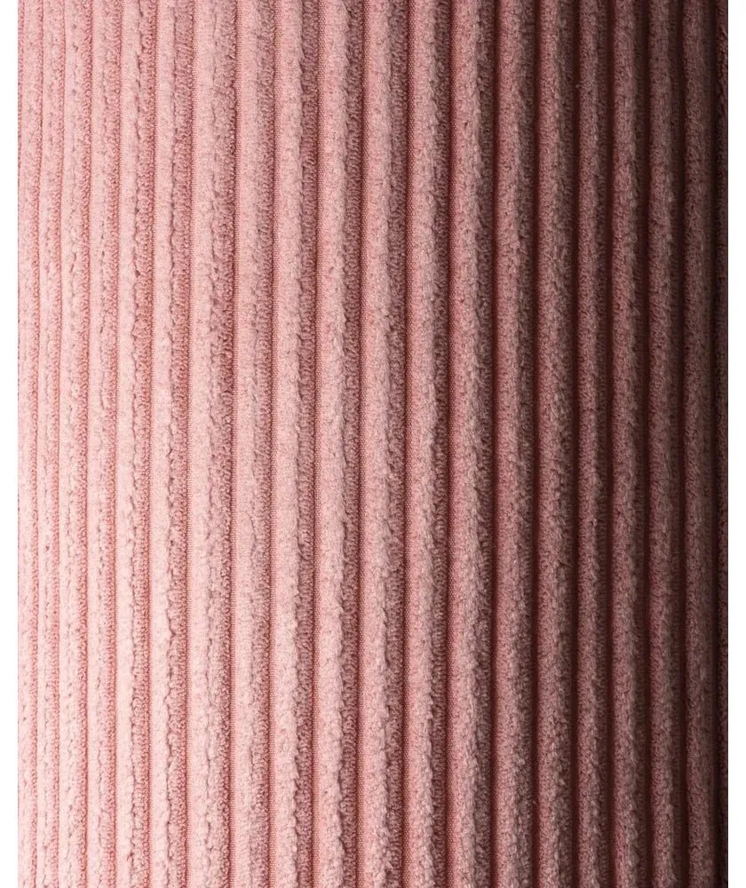 Rózsaszín kordbársony párna gyerek kanapéhoz Roll – Wigiwama