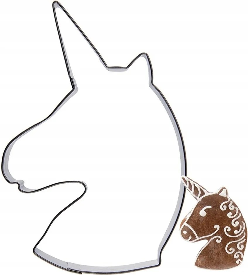 Lyukasztó Mézeskalács Keksz Forma Rozsdamentes Acél Unikornis