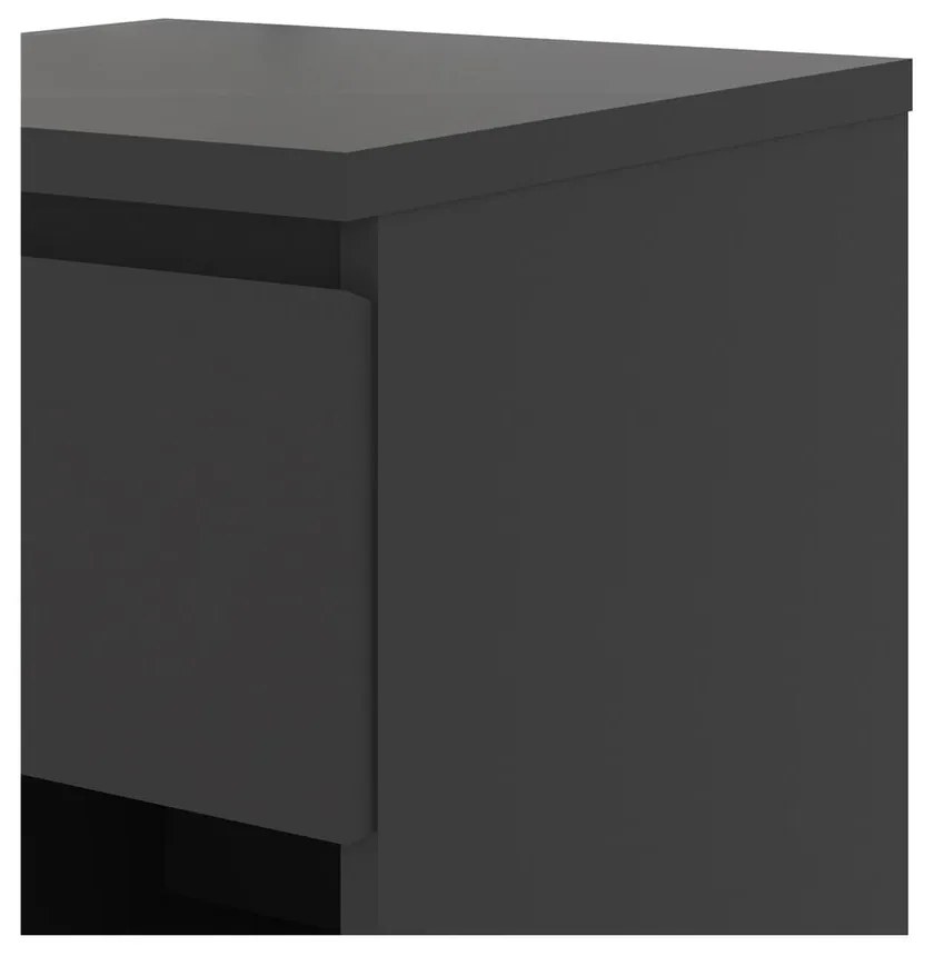 Fekete éjjeliszekrény Naia - Tvilum