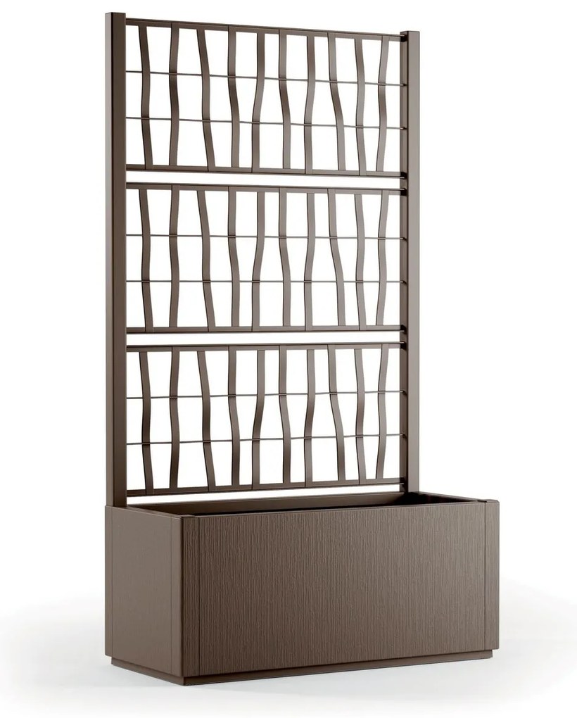 STEFANPLAST ETHICA virágtartó rácsos/rácsos virágtartó 80cm, világosszürke