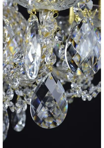 Wranovsky JWZ125122230 - Kristály csillár láncon MARIERA 12xE14/40W/230V