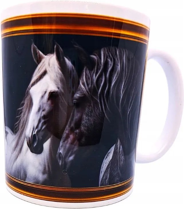 Bögre Lovak ősz és büntetések dekoratív csomagolásban