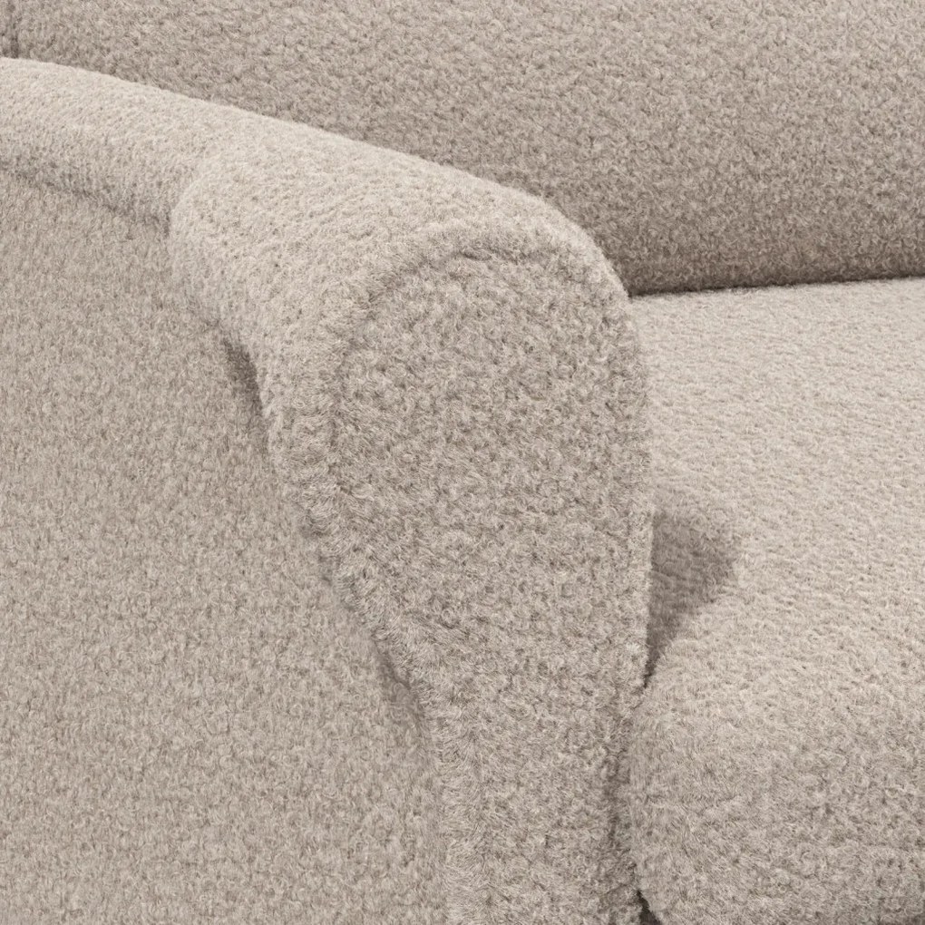 karosszék Világosszürke 76 x 94 x 102 cm