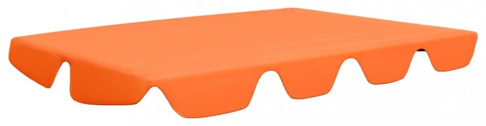 narancssárga csere ponyva kerti hintaágyhoz 150/130 x 105/70 cm