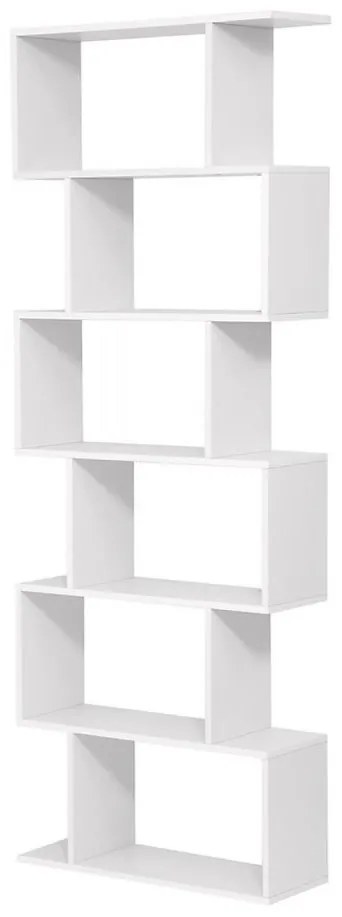 LIVARO fehér könyvszekrény