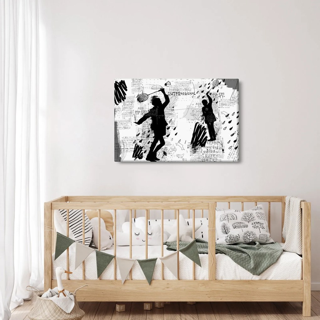Kép - Street art - zűrzavar (90x60 cm)