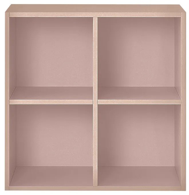 Boxie nyitott fali szekrény 80x80x37 cm pink