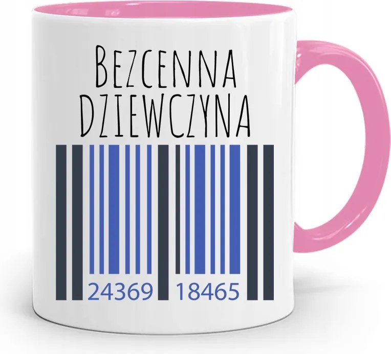 Rózsaszín Bögre Lányoknak Felbecsülhetetlen Értékű Lány fényképes nyomtatással