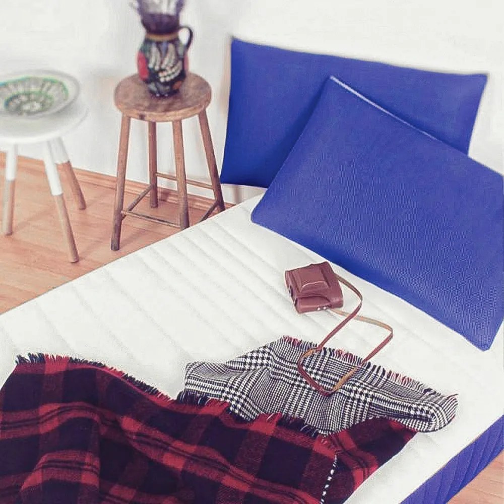 Sleepy 3D Memory párna kék huzattal 40x70 cm